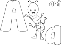 Ants coloring pages and printable activities