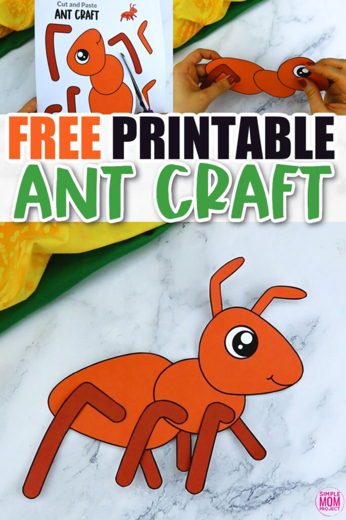 Free printable ant craft template â simple mom project