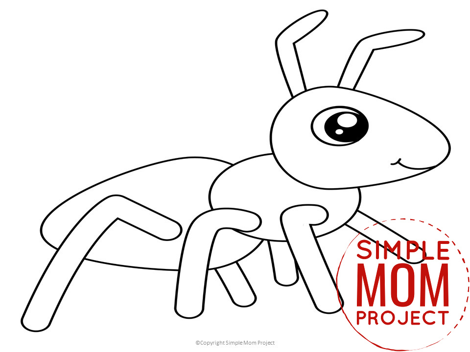 Free printable ant template â simple mom project