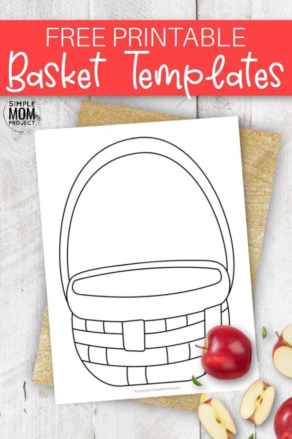 Free printable basket template for picnics and fruit â simple mom project