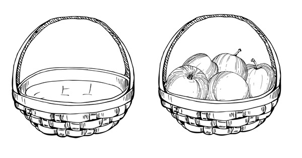 Apple basket template images stock photos d objects vectors