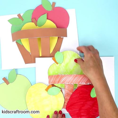 D apple basket craft