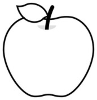 Apples coloring page tpt