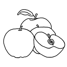 Top apple coloring pages for your little ones