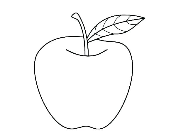 Coloring pages apple printable coloring pages