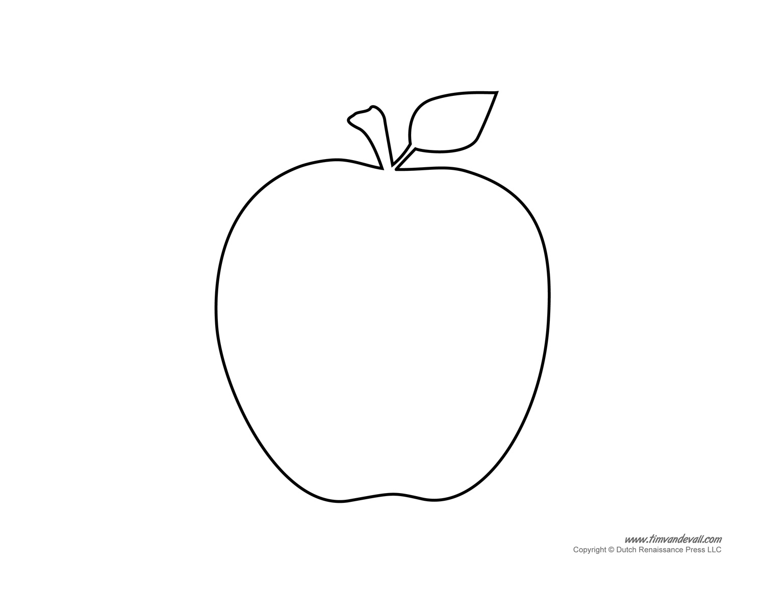 Apple templates â tims printables