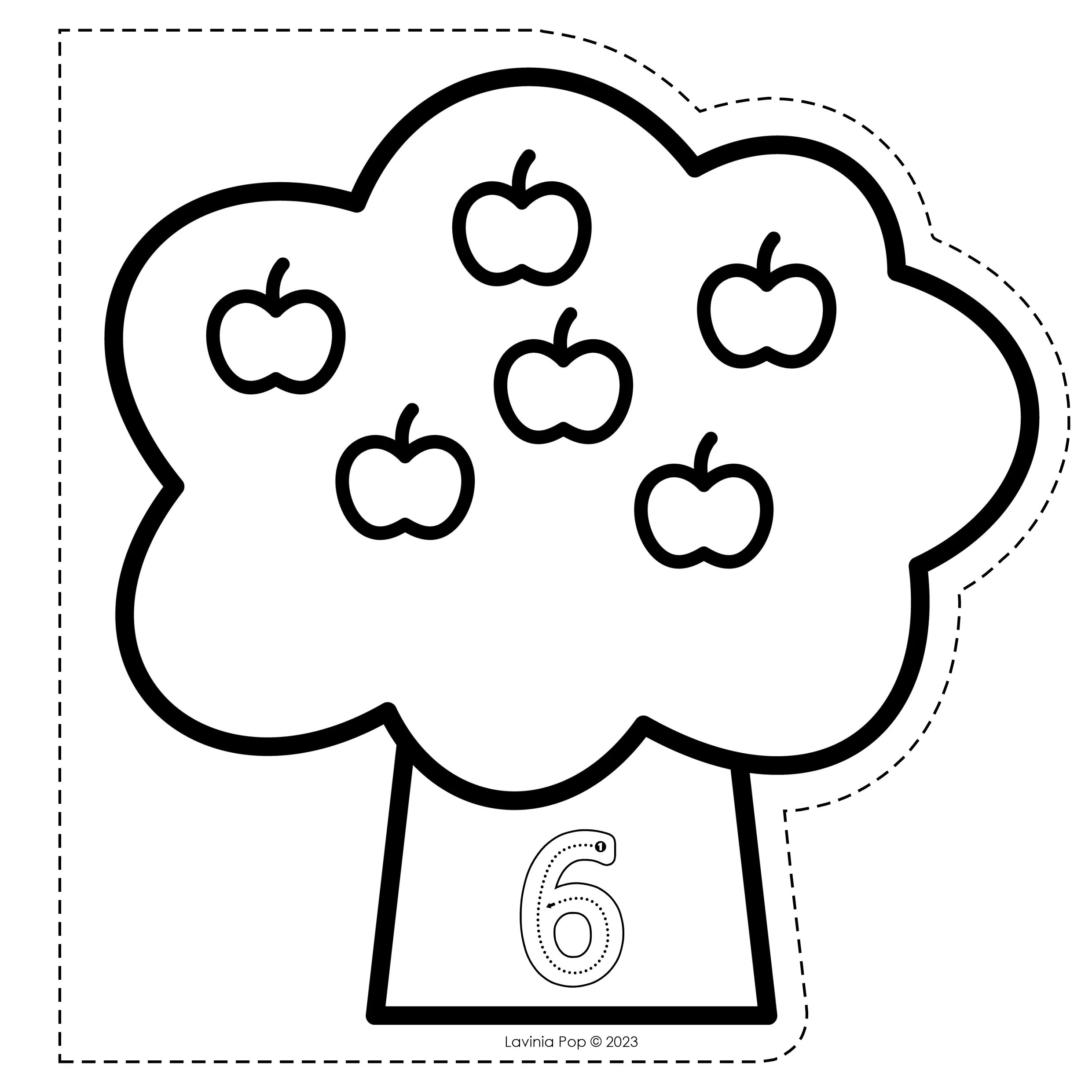 Apple tree counting book