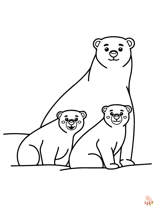 Arctic animal coloring pages free printable sheets creative fun