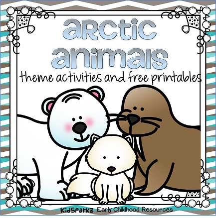 Arctic animals preschool theme activities