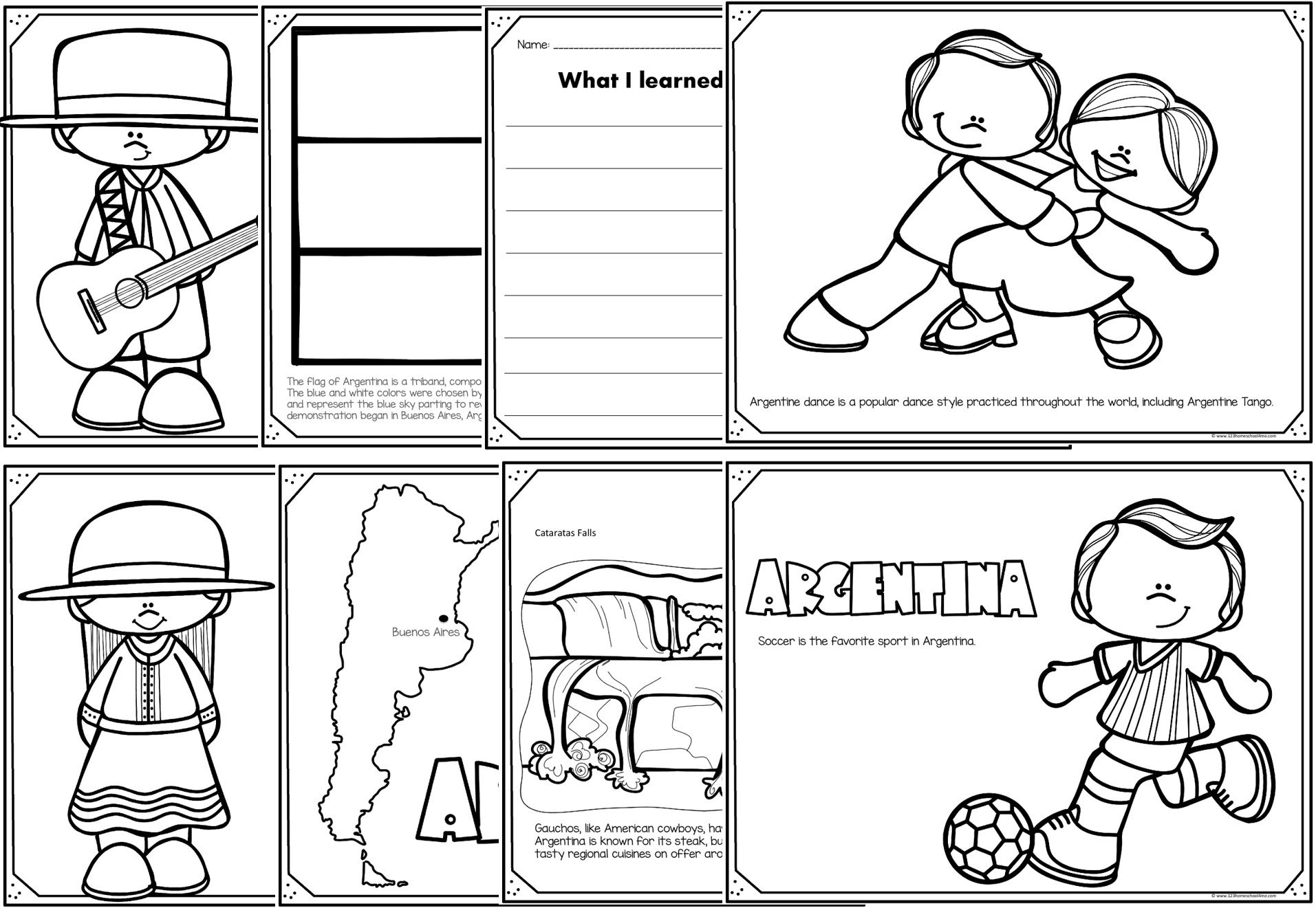 Read color learn country coloring pages