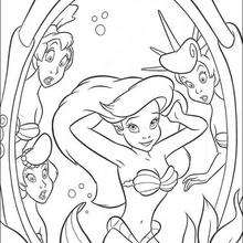 Beautiful ariel coloring pages