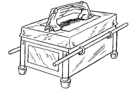 Ark of the covenant coloring page