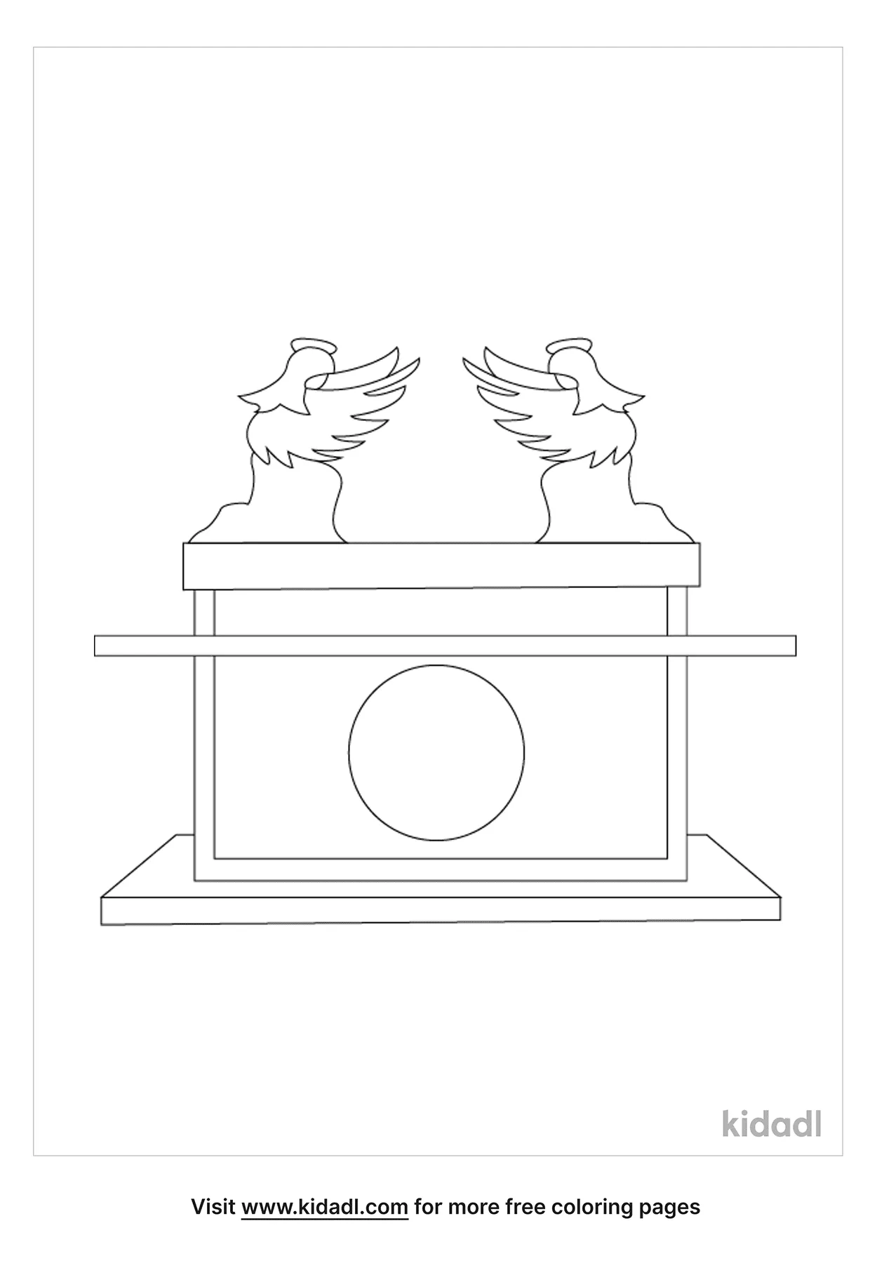 Free ark of the covenant activity coloring page coloring page printables