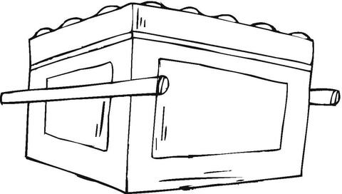 Ark of the covenant coloring page free printable coloring pages