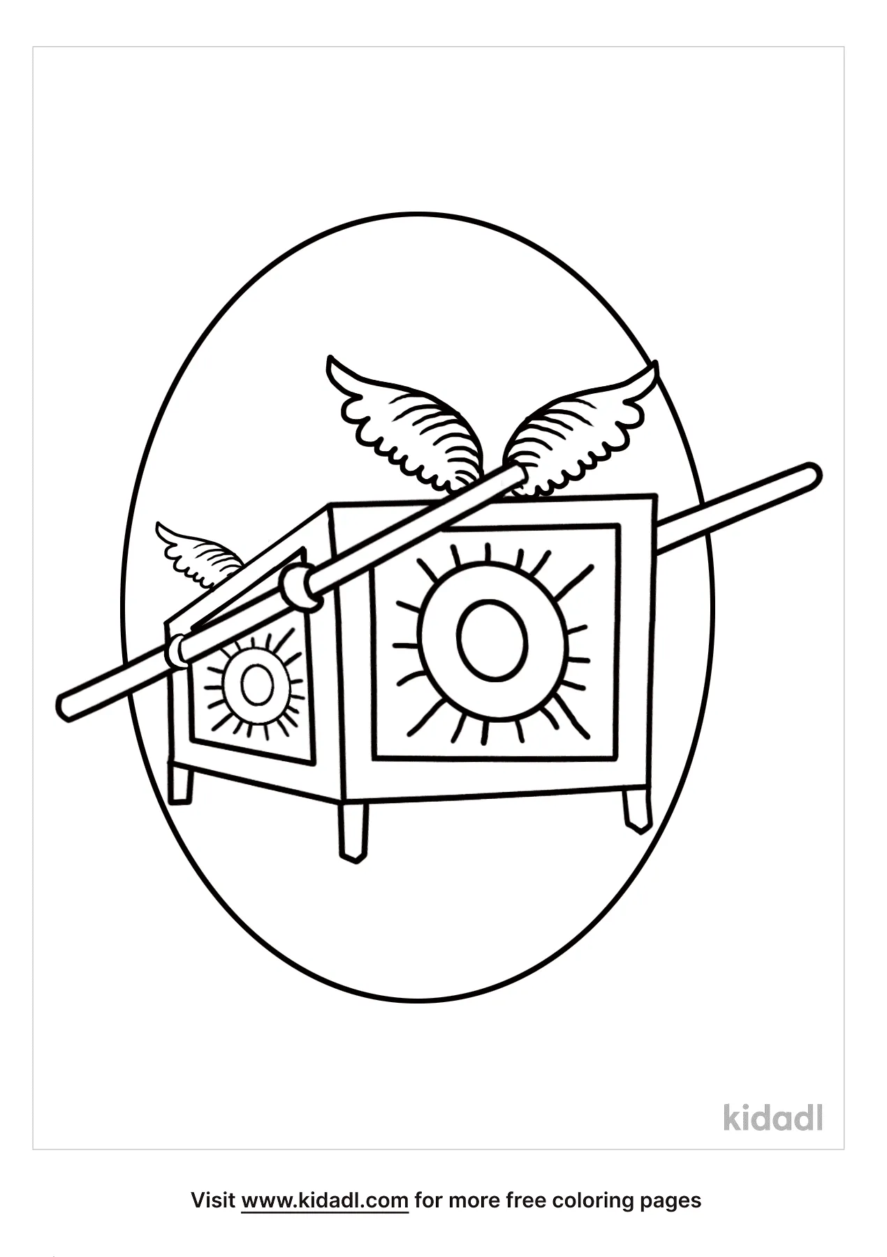 Free ark of the covenant coloring page coloring page printables