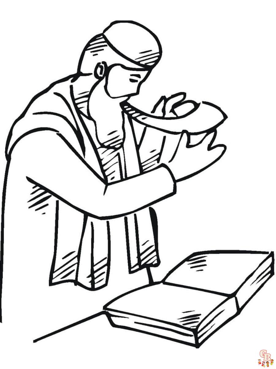 Printable yom kippur coloring pages free for kids and adults