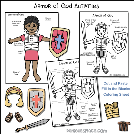 Armor of god crafts and activities