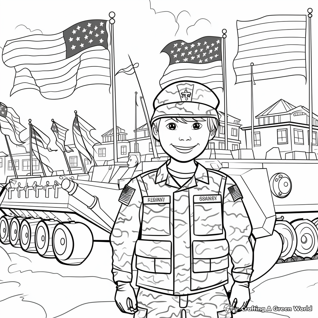 Army coloring pages