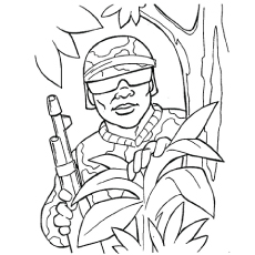 Military coloring pages