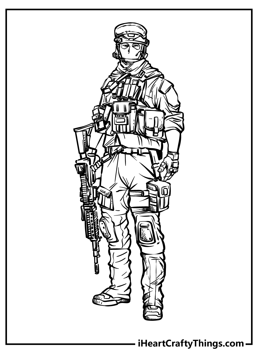 Army coloring pages free printables