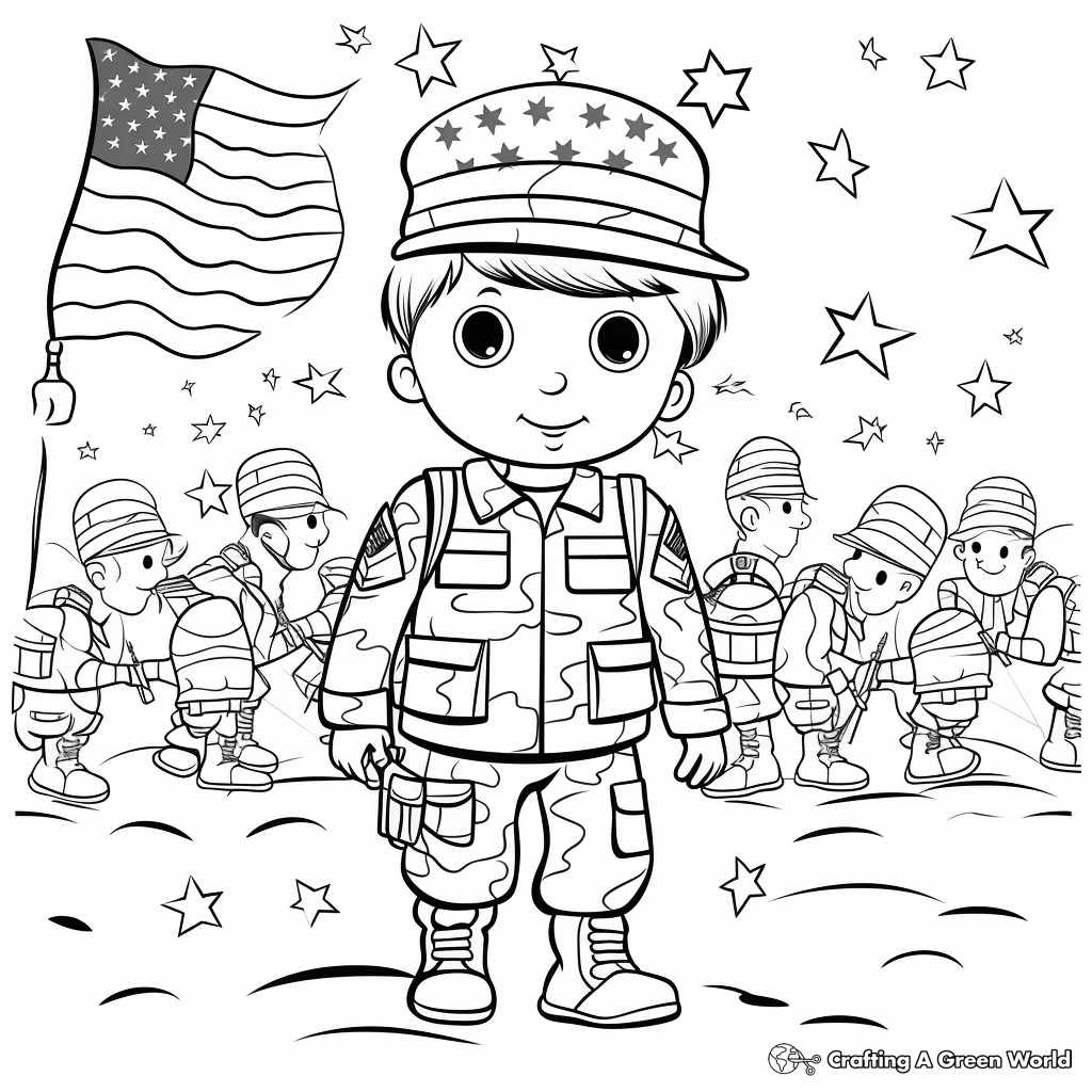 Army coloring pages