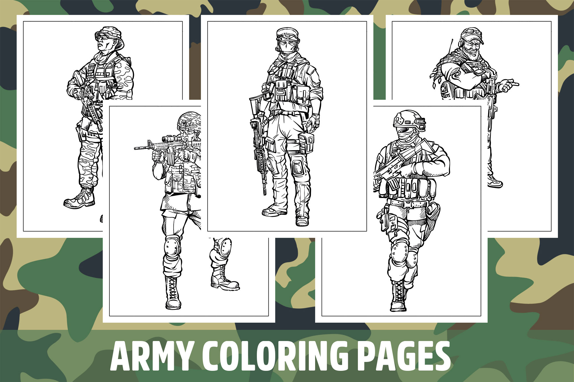 Army coloring pages for kids girls boys teens birthday school activity made by teachers