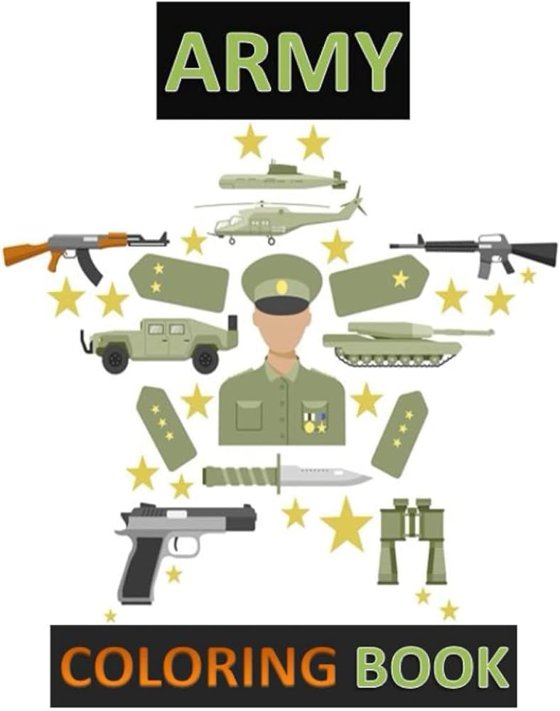 Army coloring book printable army theme coloring pages for kids and adults company kanye books