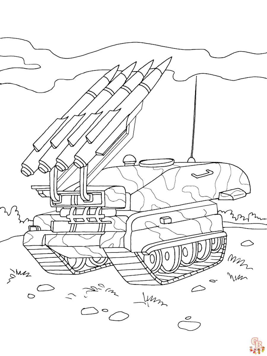 Get creative with army coloring pages for kids