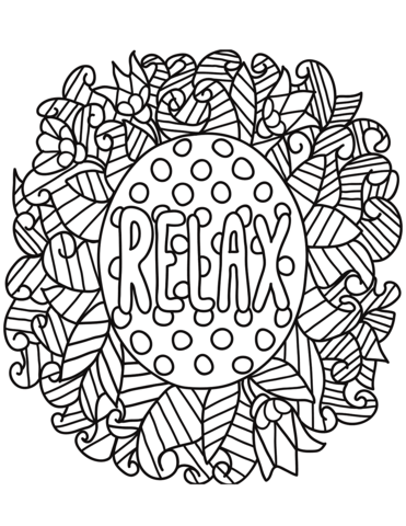 Relax coloring page free printable coloring pages