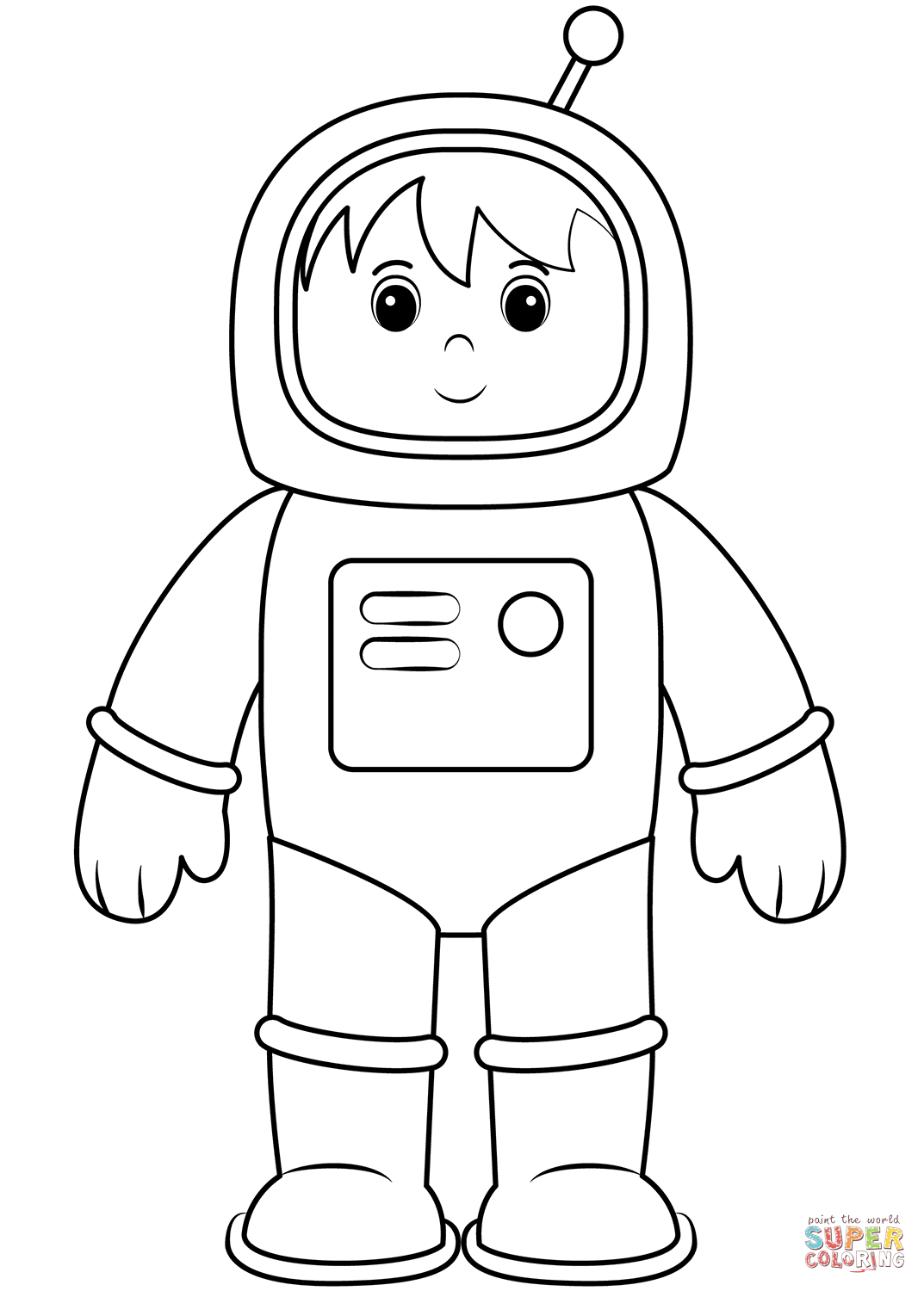 Astronaut coloring page free printable coloring pages