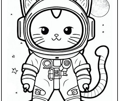 Tag astronaut coloring page print it free