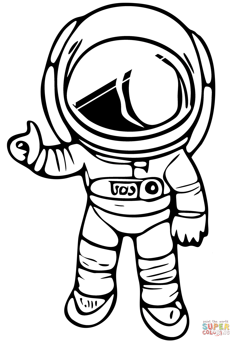 Astronaut coloring page free printable coloring pages