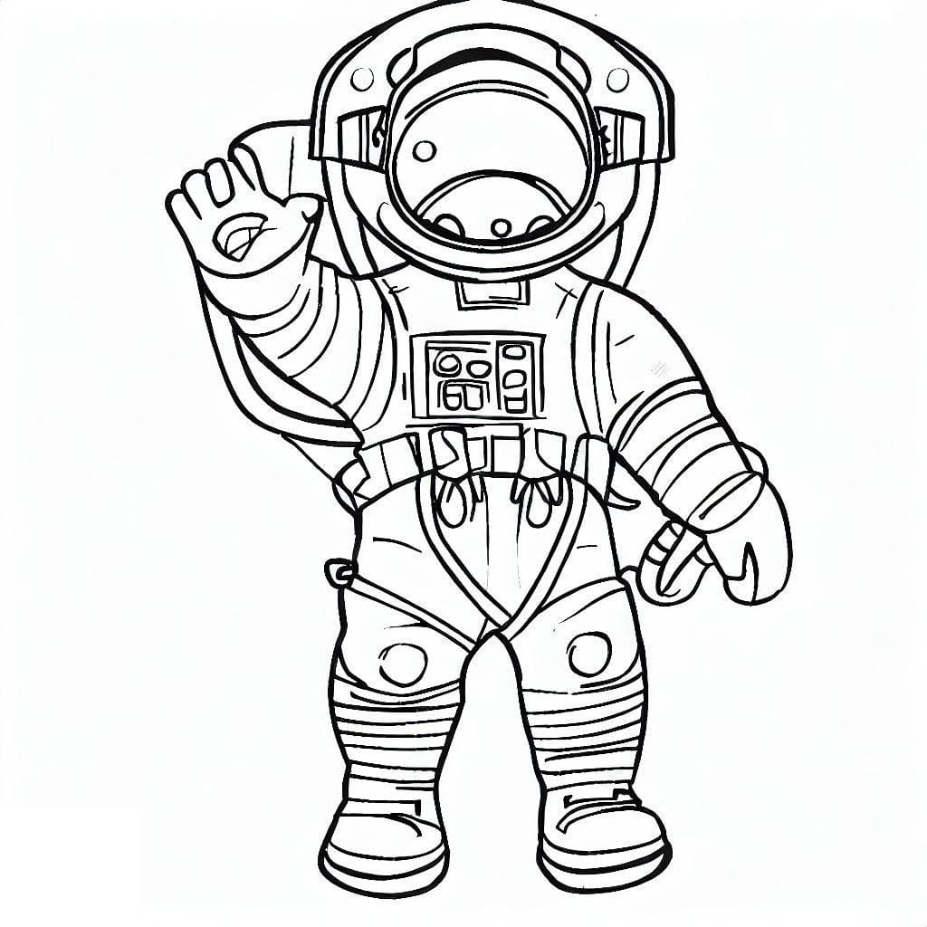 Astronaut coloring pages