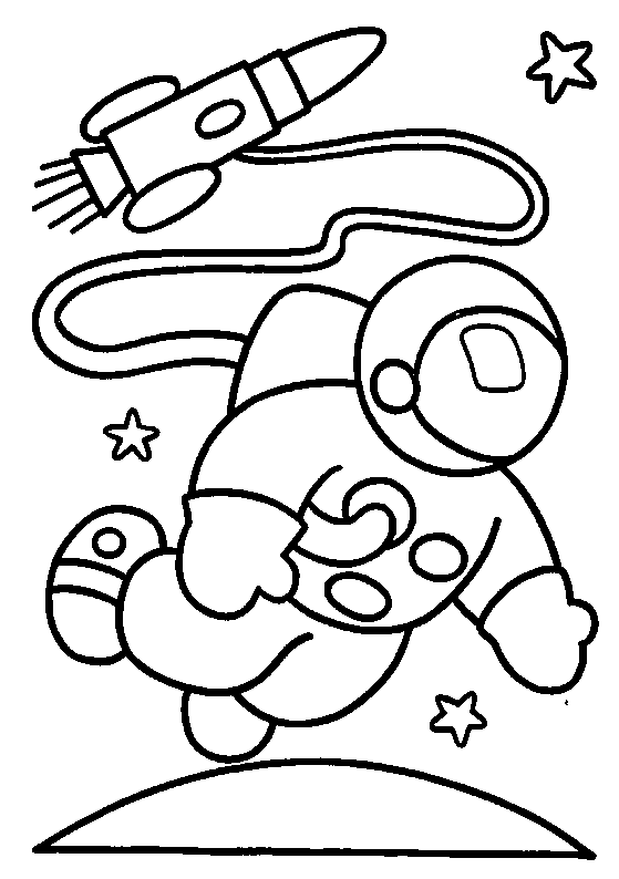 Astronaut coloring pages crafts and worksheets for preschooltoddler and kindergarten