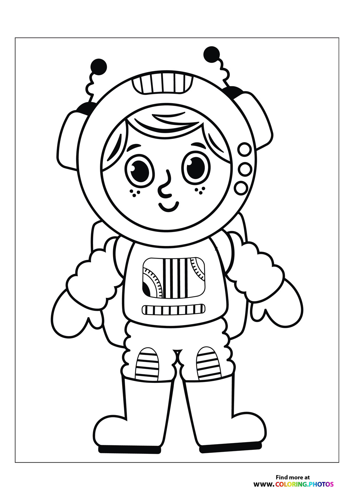 Cute astronaut