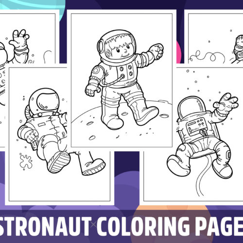 Astronaut coloring pages for kids girls boys teens birthday school activity made by teachers