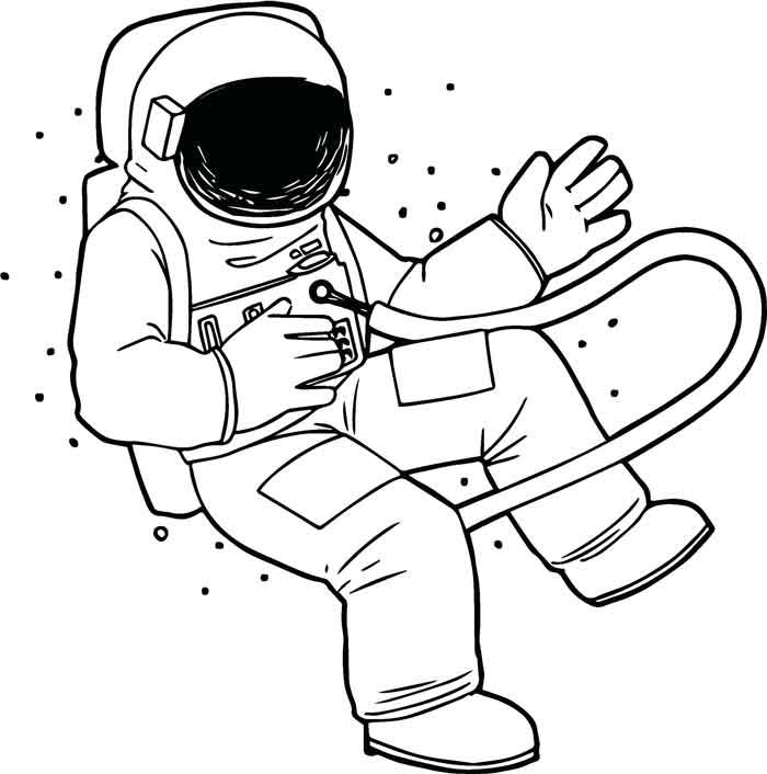 Astronaut coloring pages printable for free download