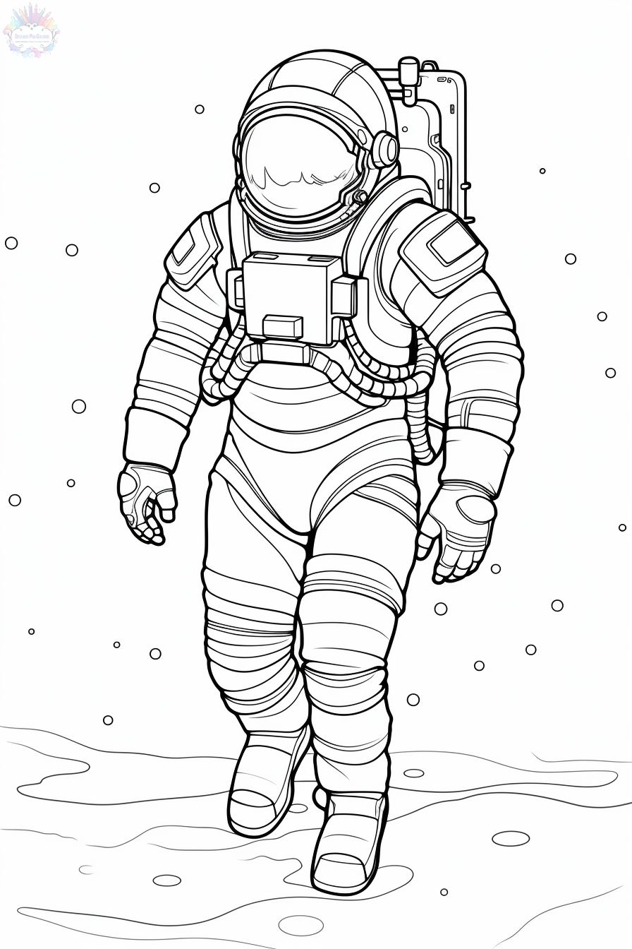 Astronaut coloring pages