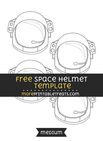 Free space helmet template