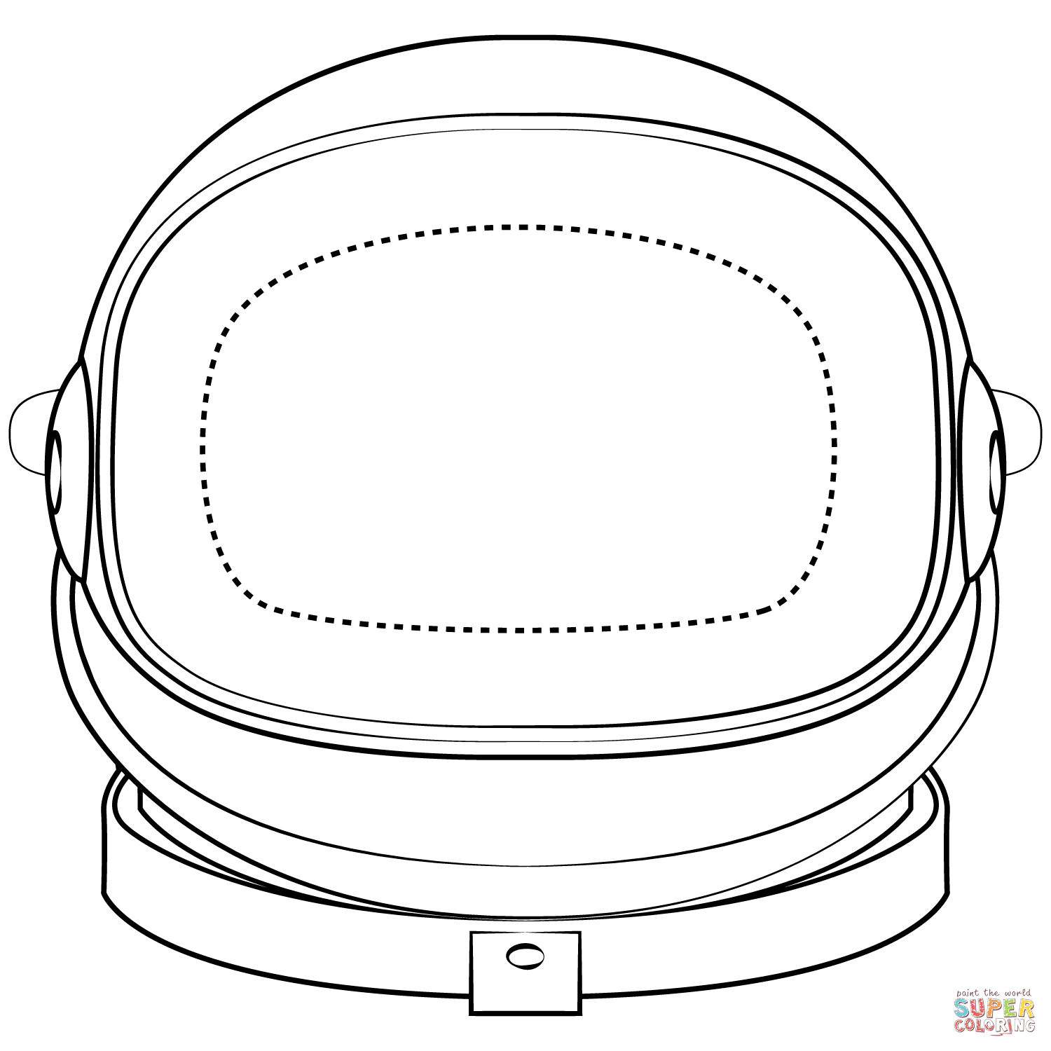 Astronaut mask coloring page free printable coloring pages