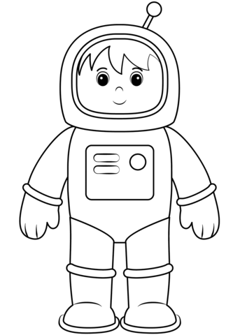 Astronaut coloring page free printable coloring pages