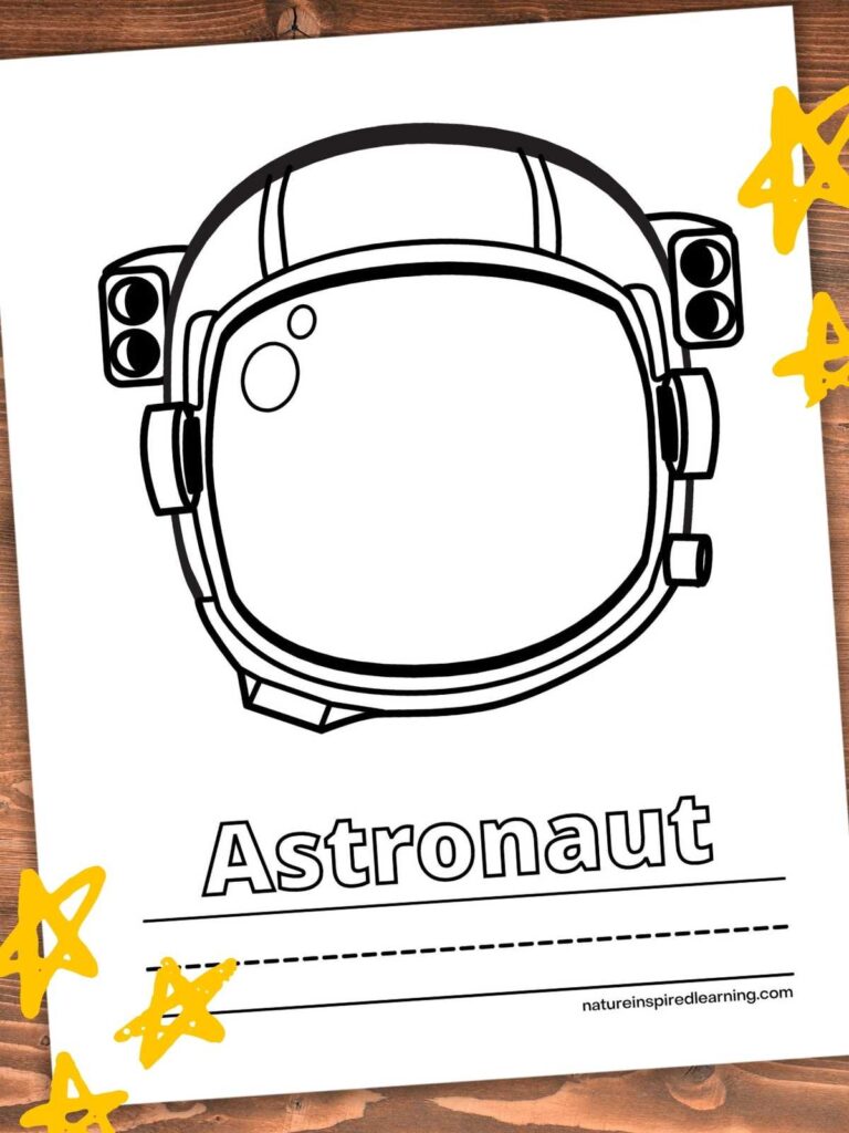 Out of this world astronaut coloring pages