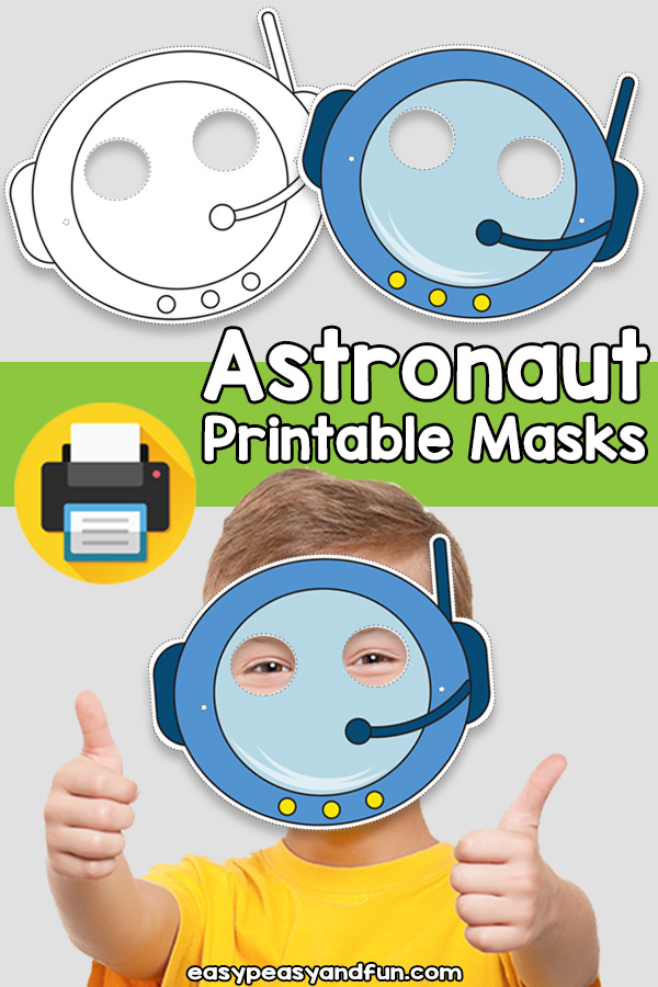 Printable astronaut mask template â easy peasy and fun hip