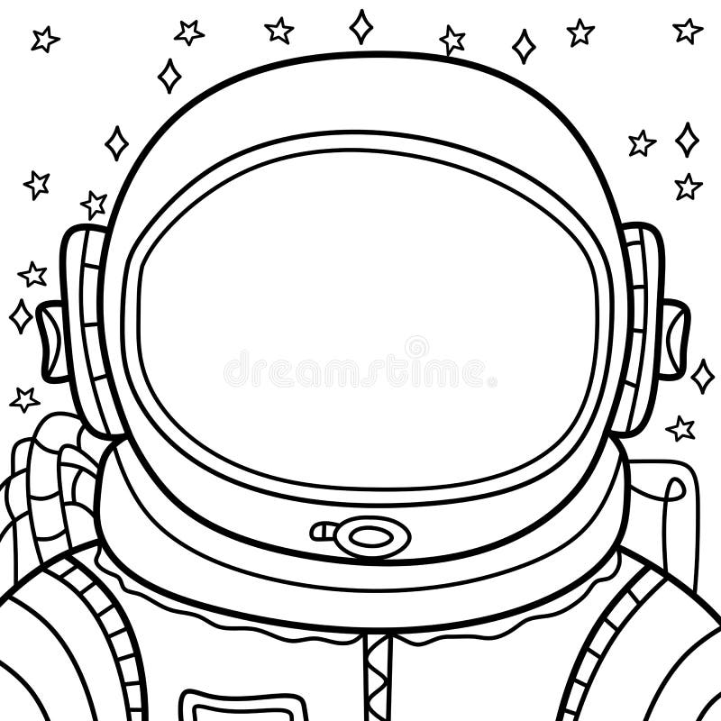 Spacesuit coloring stock illustrations â spacesuit coloring stock illustrations vectors clipart