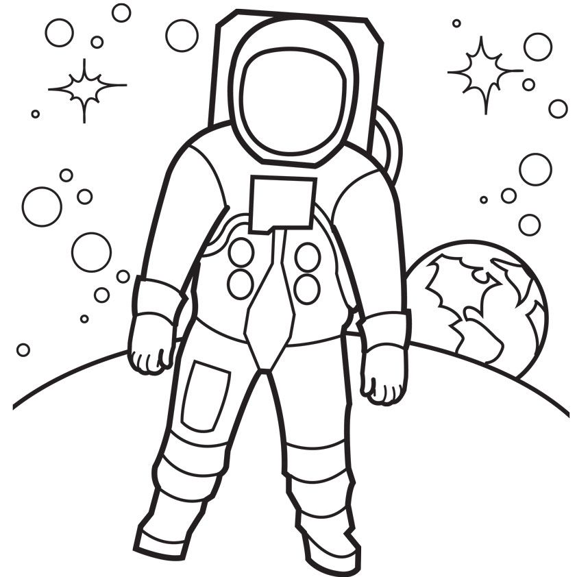 Free printable astronaut coloring pages for kids planet coloring pages moon coloring pages space coloring pages