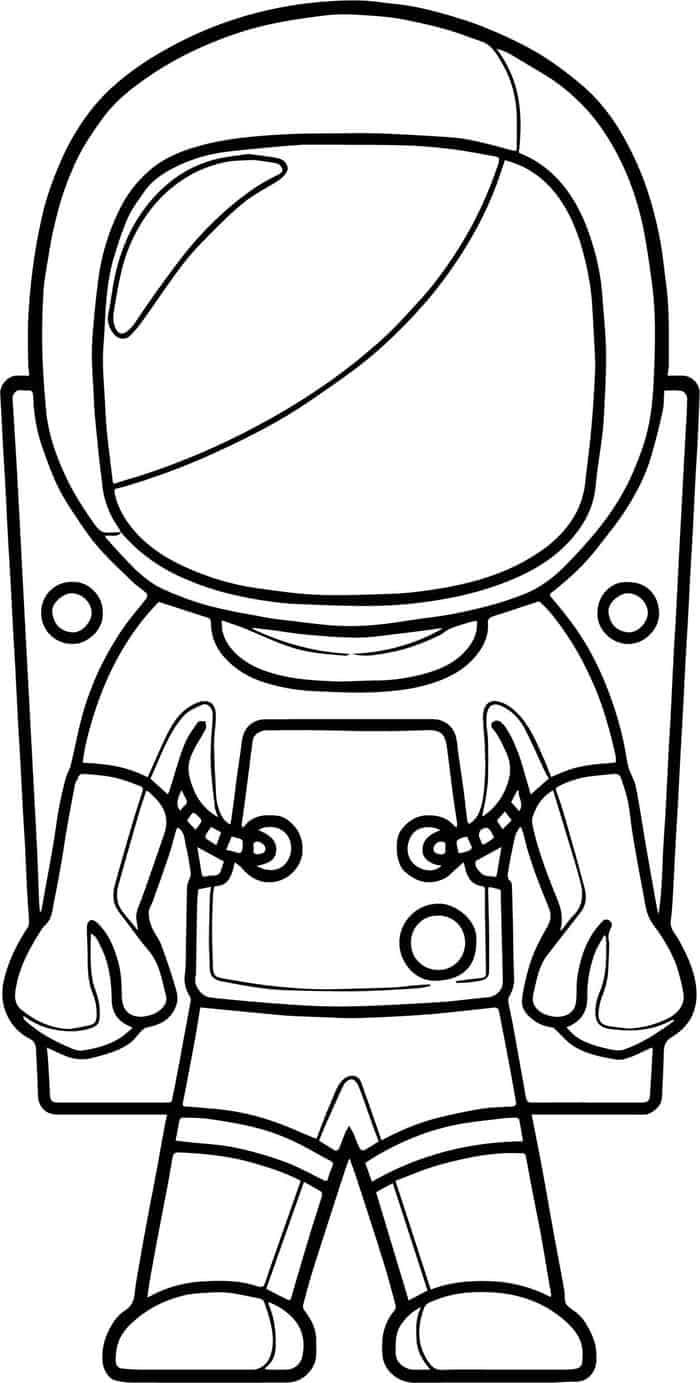 Astronaut coloring pages printable pdf