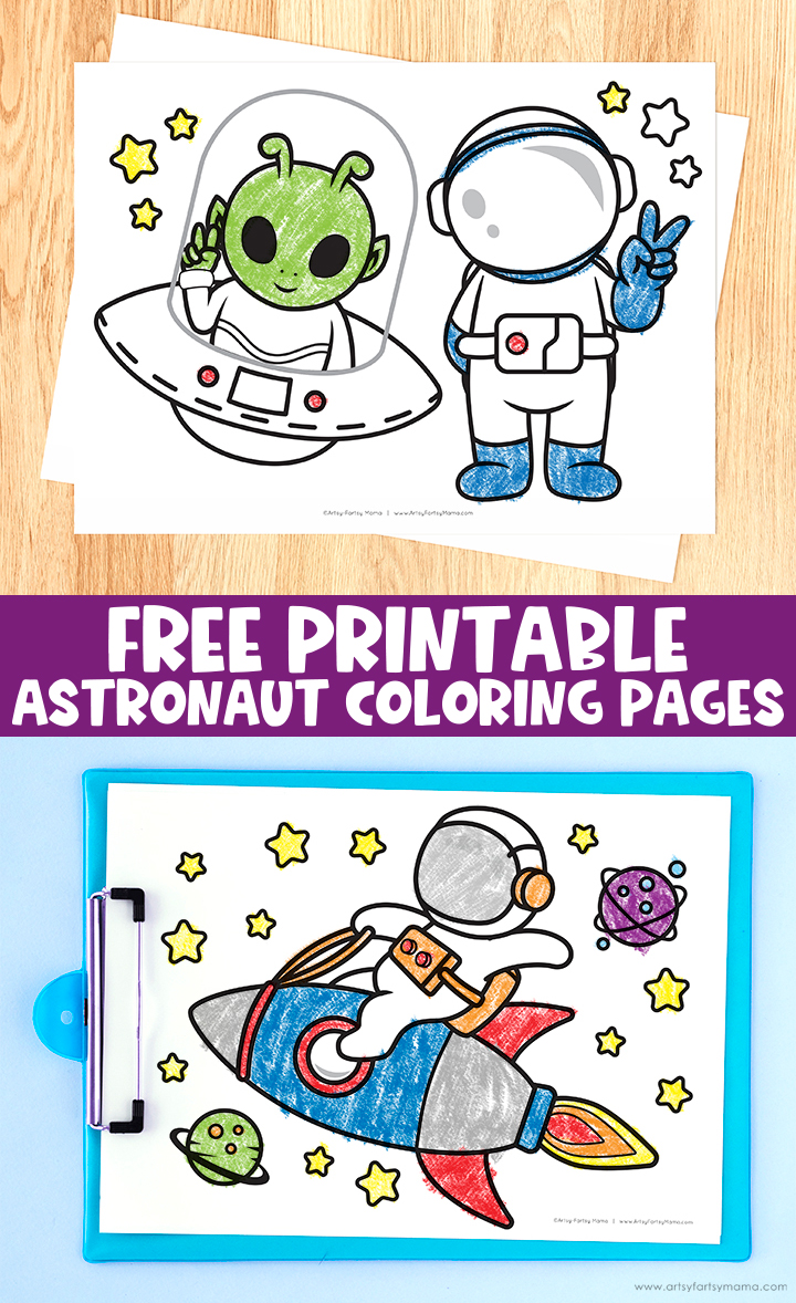 Free printable astronaut coloring pages artsy