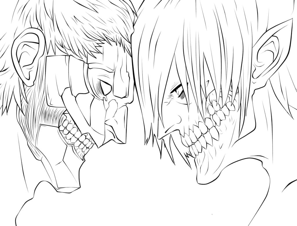 Aot coloring pages