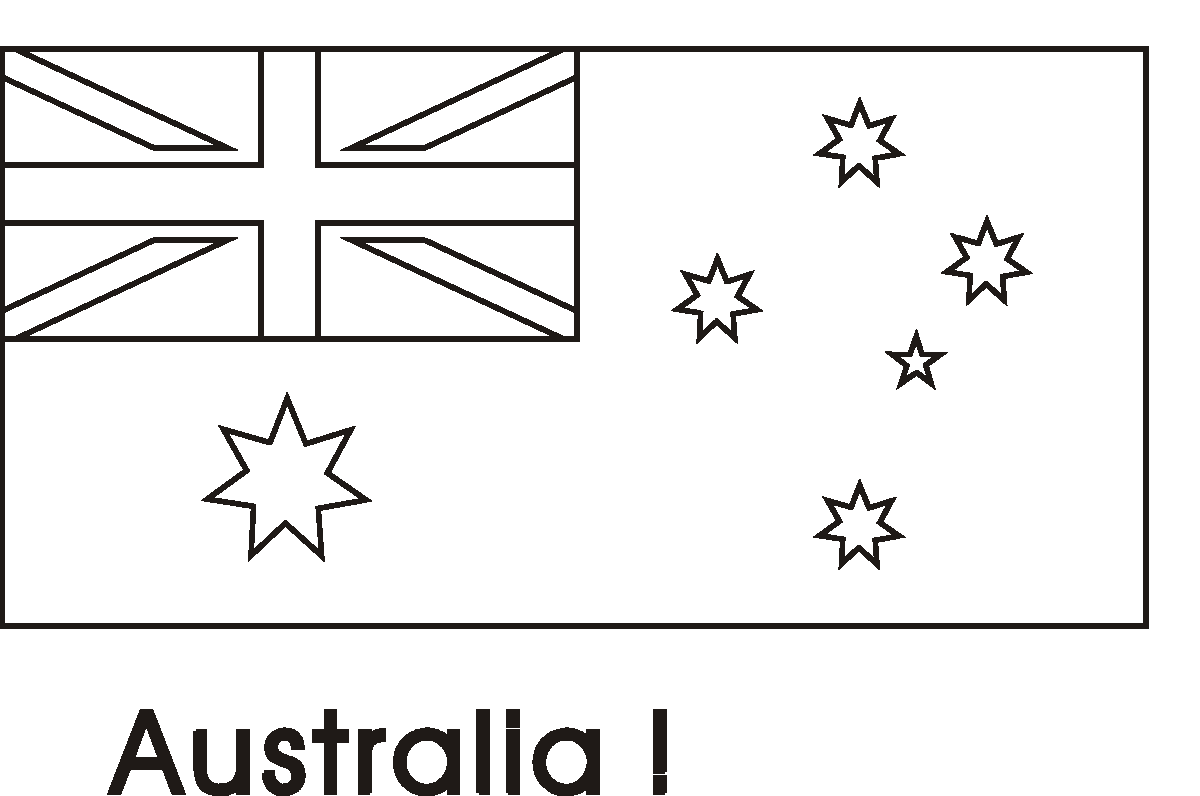 Free printable australian flag template