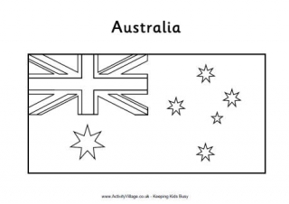 Australia flag printables